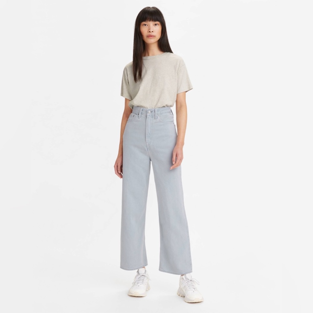 Levi's Wellthread High Loose Wide Leg Jeans in Meadow Flower Size 24